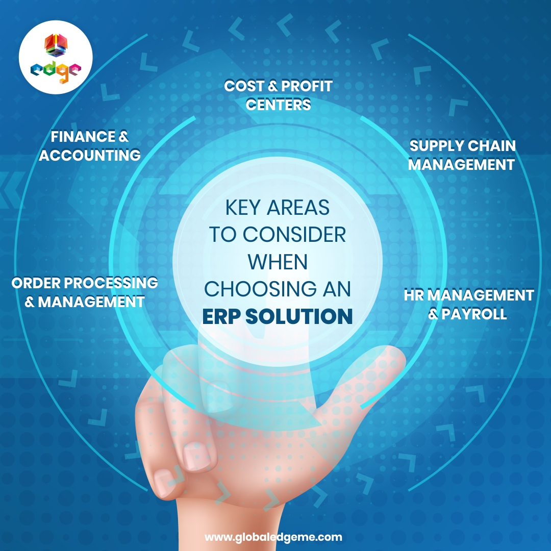 , Key areas to consider when choosing an ERP Solution